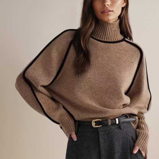 Lara | Women's Sweater with Turtleneck