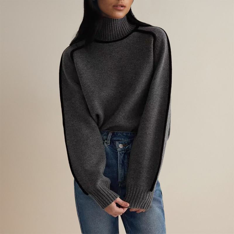 Lara | Women's Sweater with Turtleneck