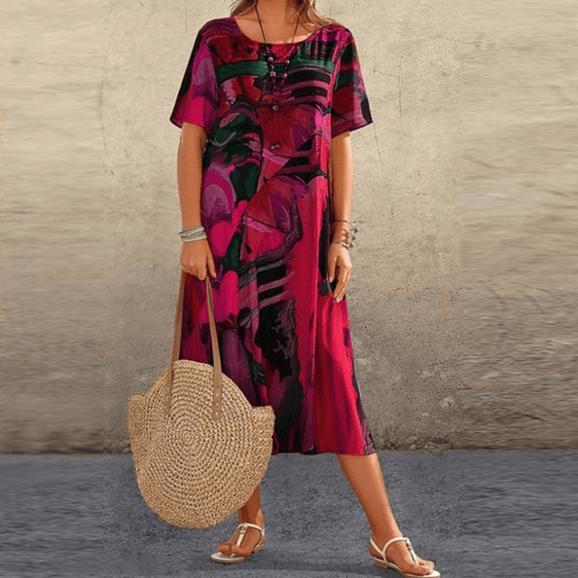 Elizabeth | Comfortable floral dress