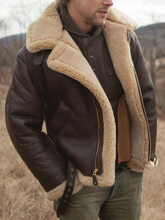 Enzo™ | Sheepskin Leather Jacket