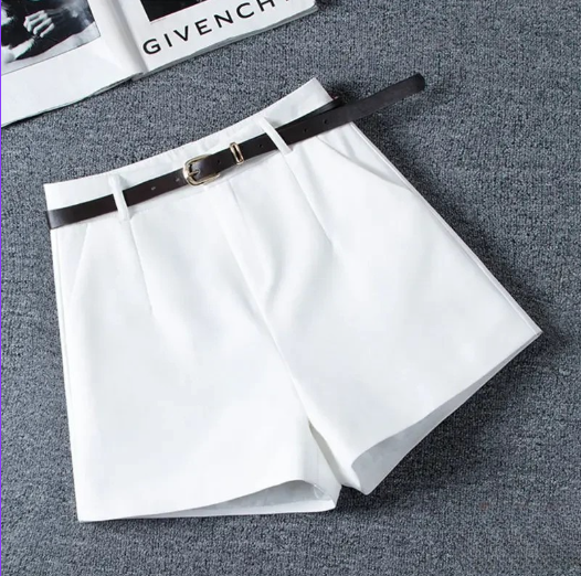 Solara™ High-Waist Belted Shorts