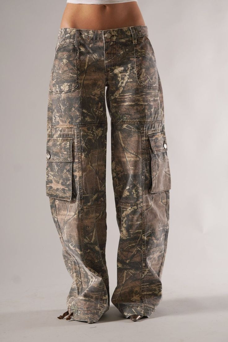 Kelly - Velvet Lab Camo Pants