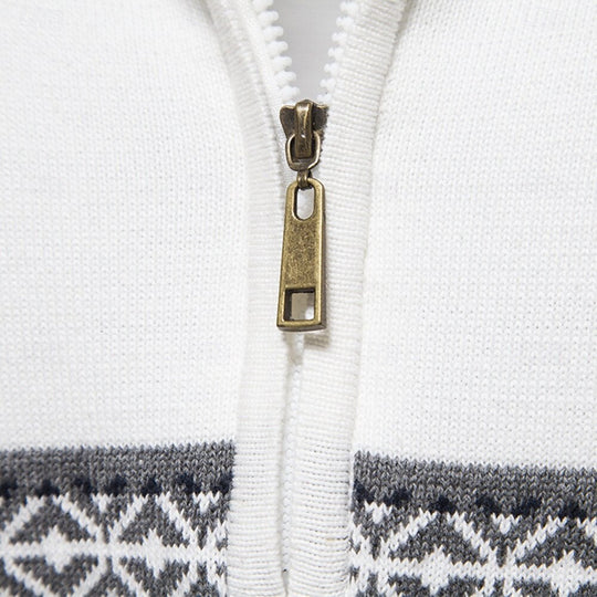 Carlo™ | Knit Sweater with Half Zip