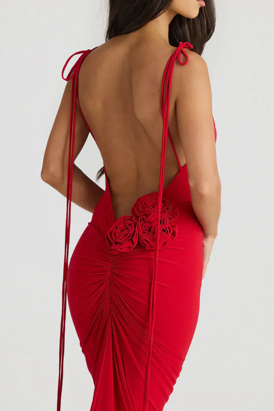 Issa™ - Chic Backless Maxi Dress