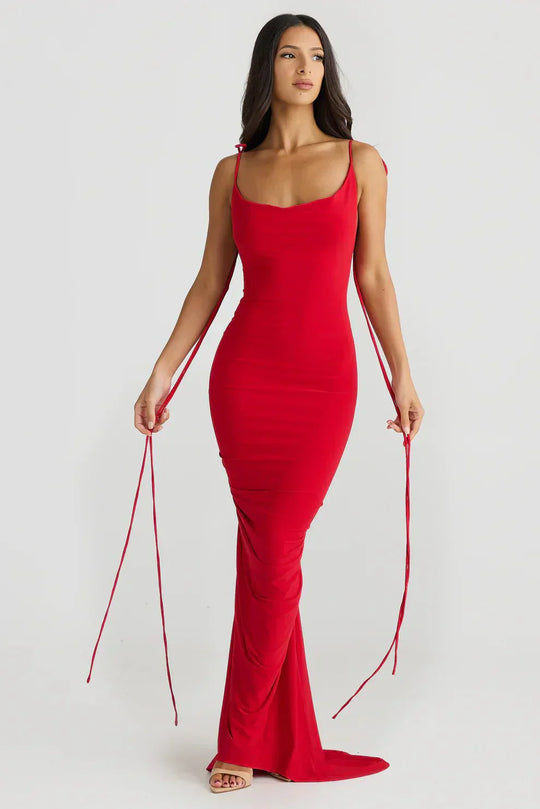 Issa™ - Chic Backless Maxi Dress